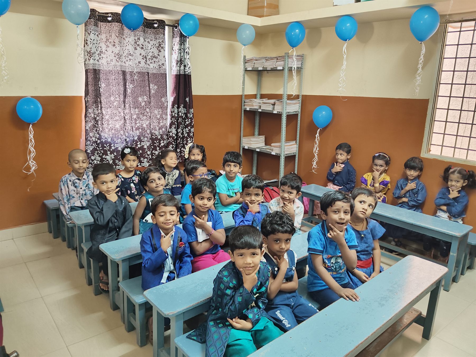 Nursery students at TS TPS