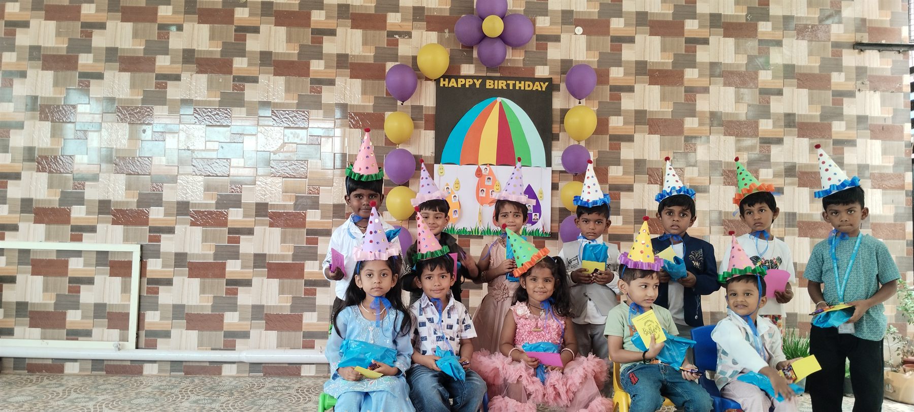 Pre-Nursery students at TS TPS